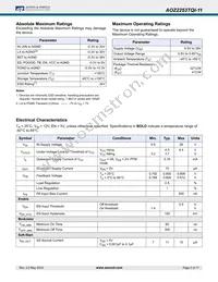 AOZ2253TQI-11 Datasheet Page 5