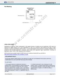 AOZ2253TQI-11 Datasheet Page 17