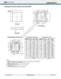 AOZ2254TQI-11 Datasheet Page 15