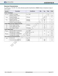 AOZ2254TQI-20 Datasheet Page 6