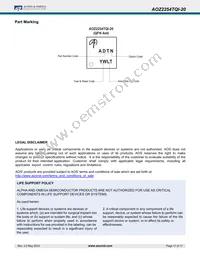 AOZ2254TQI-20 Datasheet Page 17