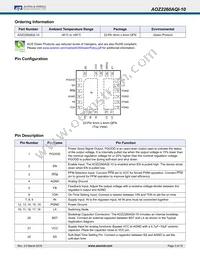 AOZ2260AQI-10 Datasheet Page 3