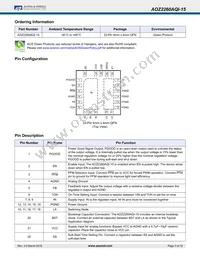 AOZ2260AQI-15 Datasheet Page 3