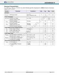 AOZ2260AQI-15 Datasheet Page 5