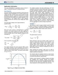 AOZ2260QI-10 Datasheet Page 11