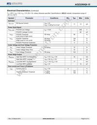 AOZ2260QI-15 Datasheet Page 6