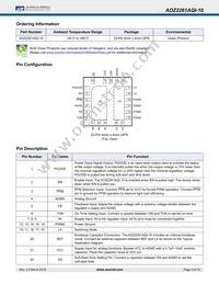AOZ2261AQI-10 Datasheet Page 3