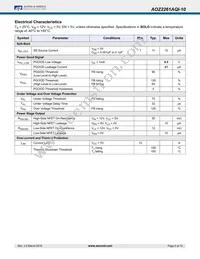 AOZ2261AQI-10 Datasheet Page 5