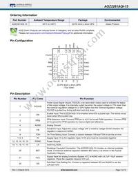 AOZ2261AQI-15 Datasheet Page 3
