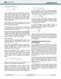 AOZ2261AQI-15 Datasheet Page 11