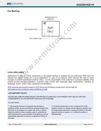 AOZ2261AQI-15 Datasheet Page 15