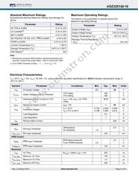 AOZ2261QI-10 Datasheet Page 5