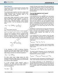 AOZ2261QI-10 Datasheet Page 12