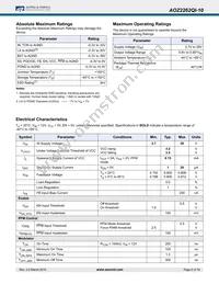 AOZ2262QI-10 Datasheet Page 5