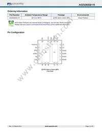 AOZ2262QI-15 Datasheet Page 3