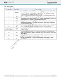 AOZ2262QI-15 Datasheet Page 4