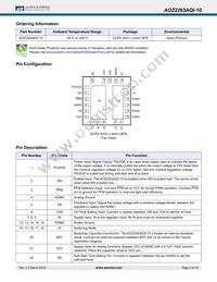 AOZ2263AQI-10 Datasheet Page 3