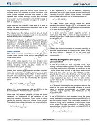 AOZ2263AQI-10 Datasheet Page 11