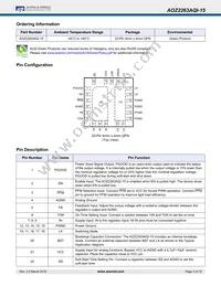 AOZ2263AQI-15 Datasheet Page 3