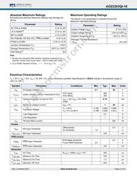AOZ2263QI-10 Datasheet Page 5