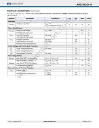AOZ2263QI-10 Datasheet Page 6