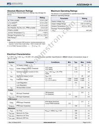 AOZ2264QI-11 Datasheet Page 5