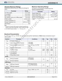 AOZ2264QI-18 Datasheet Page 5