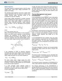 AOZ2264QI-20 Datasheet Page 12