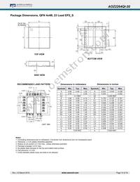 AOZ2264QI-20 Datasheet Page 14