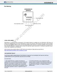 AOZ2264QI-20 Datasheet Page 16