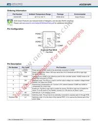 AOZ3010PI Datasheet Page 2