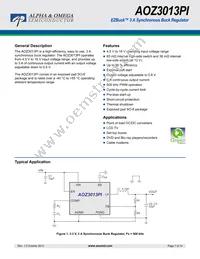 AOZ3013PI Datasheet Cover