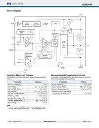 AOZ3017PI Datasheet Page 3