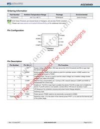 AOZ3054DI Datasheet Page 2