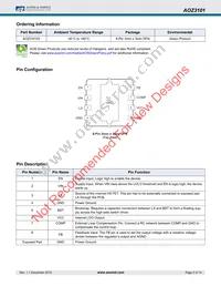 AOZ3101DI Datasheet Page 2