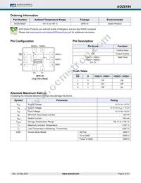 AOZ6184QT#A Datasheet Page 2