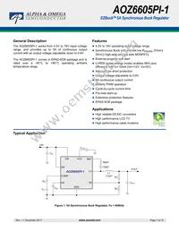 AOZ6605PI-1 Datasheet Cover