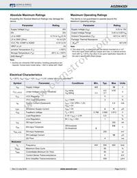 AOZ6643DI Datasheet Page 3