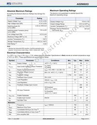 AOZ6682CI Datasheet Page 3