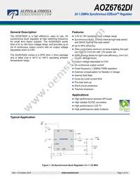 AOZ6762DI Datasheet Cover