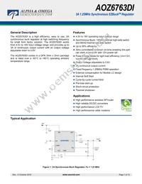 AOZ6763DI Datasheet Cover