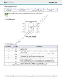 AOZ6763DI Datasheet Page 2