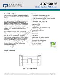 AOZ8001DI Datasheet Cover