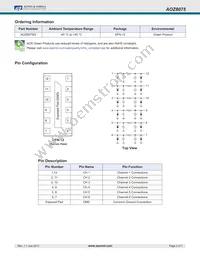 AOZ8075DI Datasheet Page 2