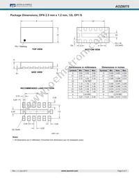 AOZ8075DI Datasheet Page 5