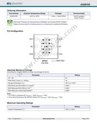 AOZ8102DI Datasheet Page 2