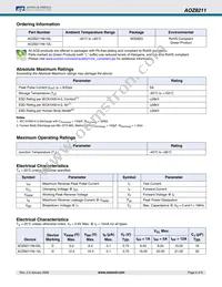 AOZ8211NI-05 Datasheet Page 2