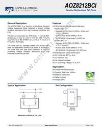 AOZ8212BCI-24 Datasheet Cover