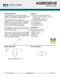 AOZ8222DI-05 Datasheet Cover