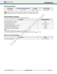 AOZ8222DI-05 Datasheet Page 2